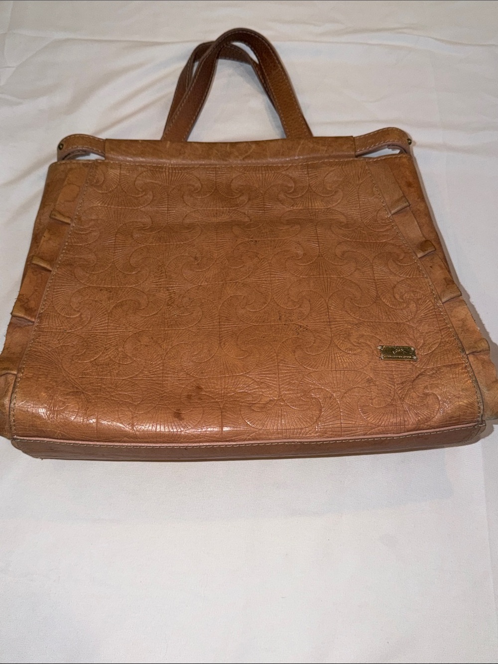 Velez genuine leather brown taupe purse. GUC